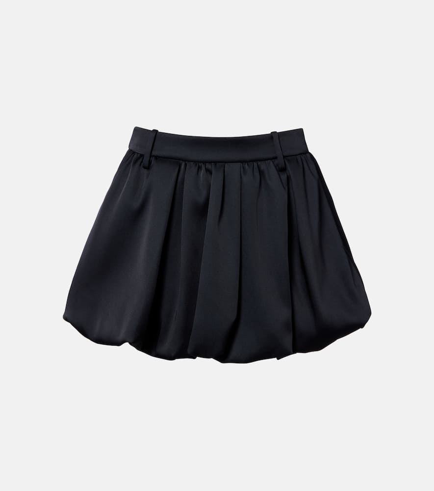 Shiny Statement duchesse miniskirt