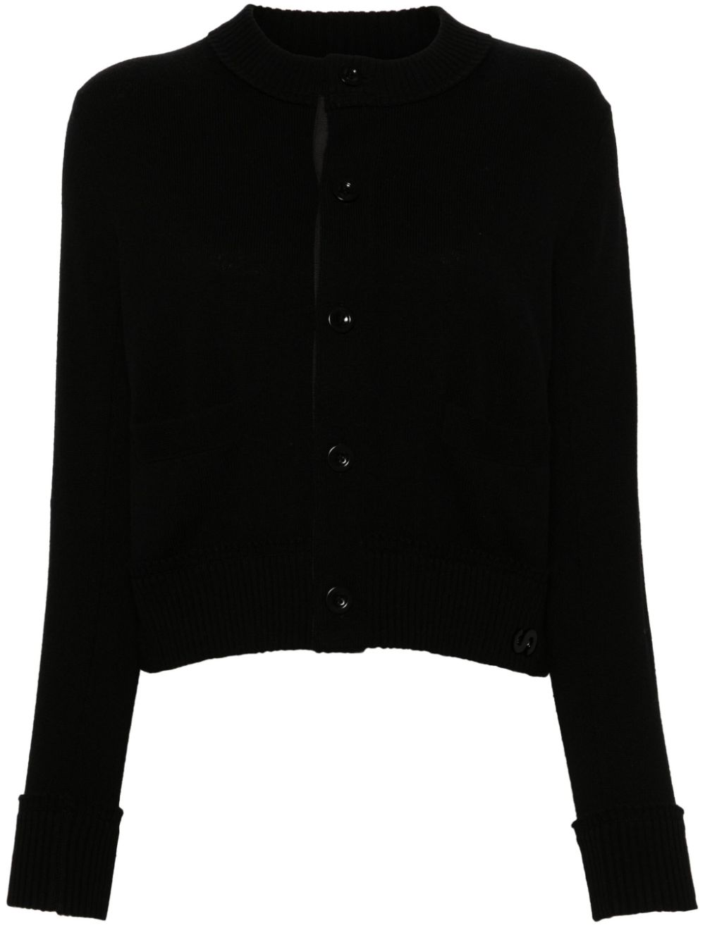 Wool cardigan - Black