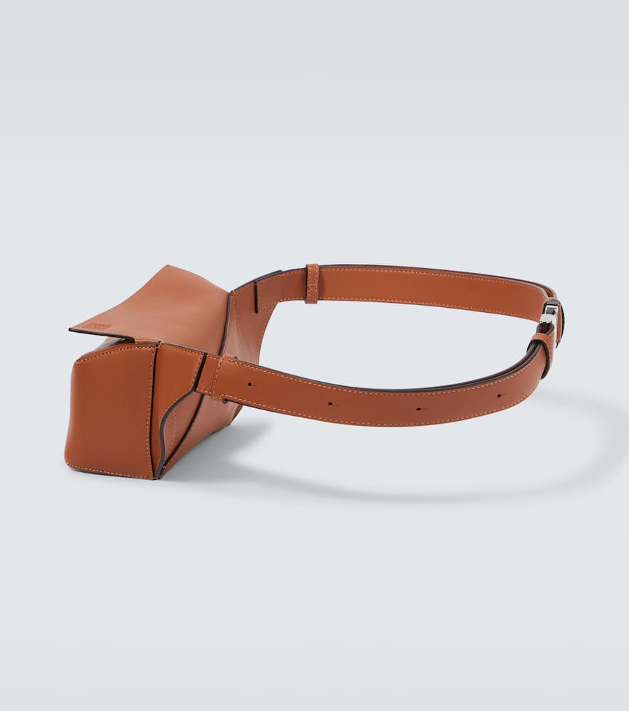 Puzzle Mini leather belt bag