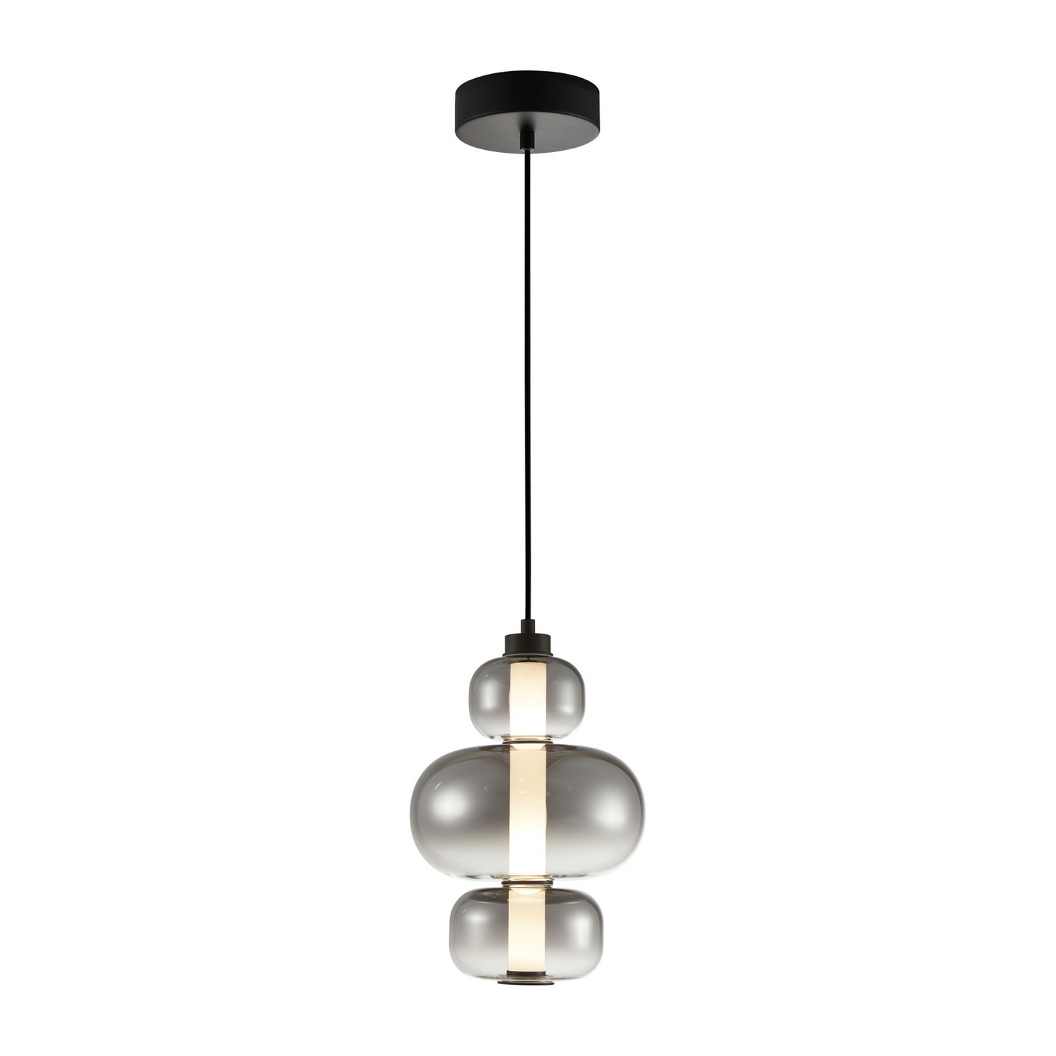 Black LED Pendant from the Astra Collection