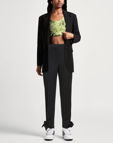 Woman Pants Black Size 8 Polyester, Elastane