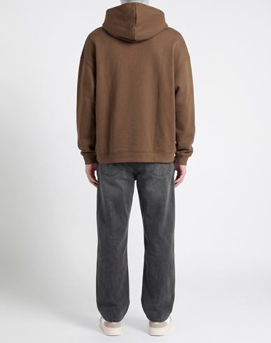 Man Sweatshirt Brown Size XL Cotton