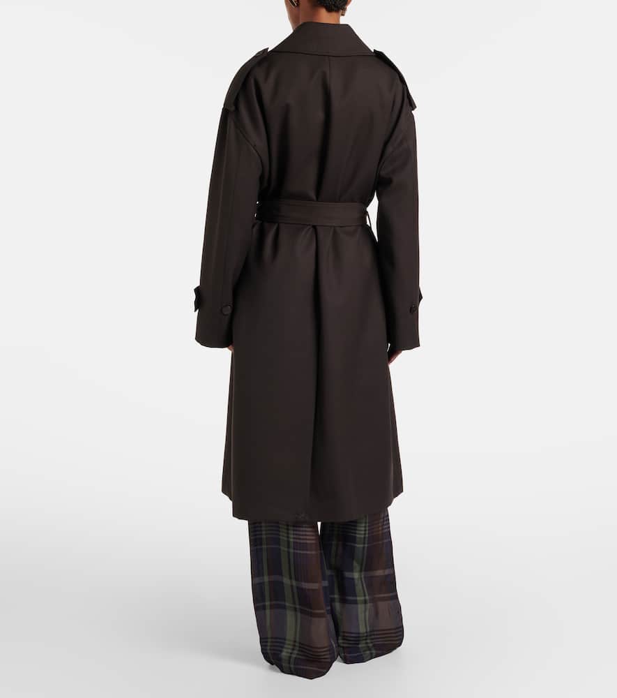 Dursley belted double-breasted trench coat