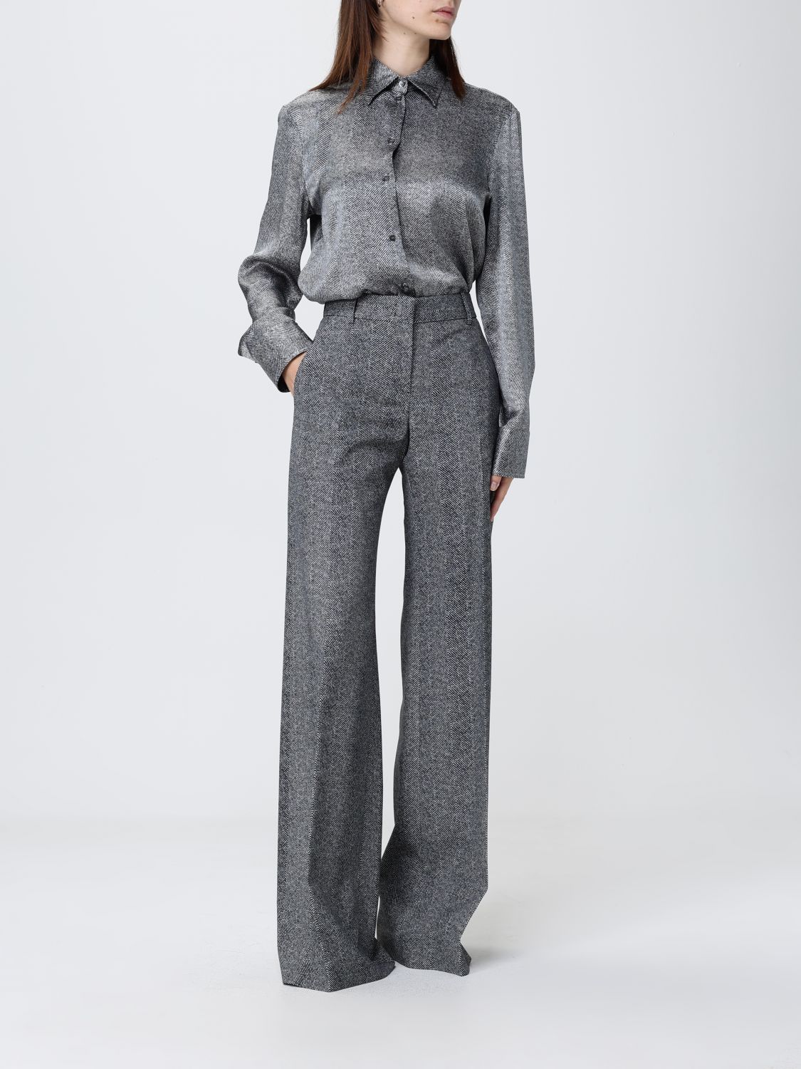 Pants Woman color Grey
