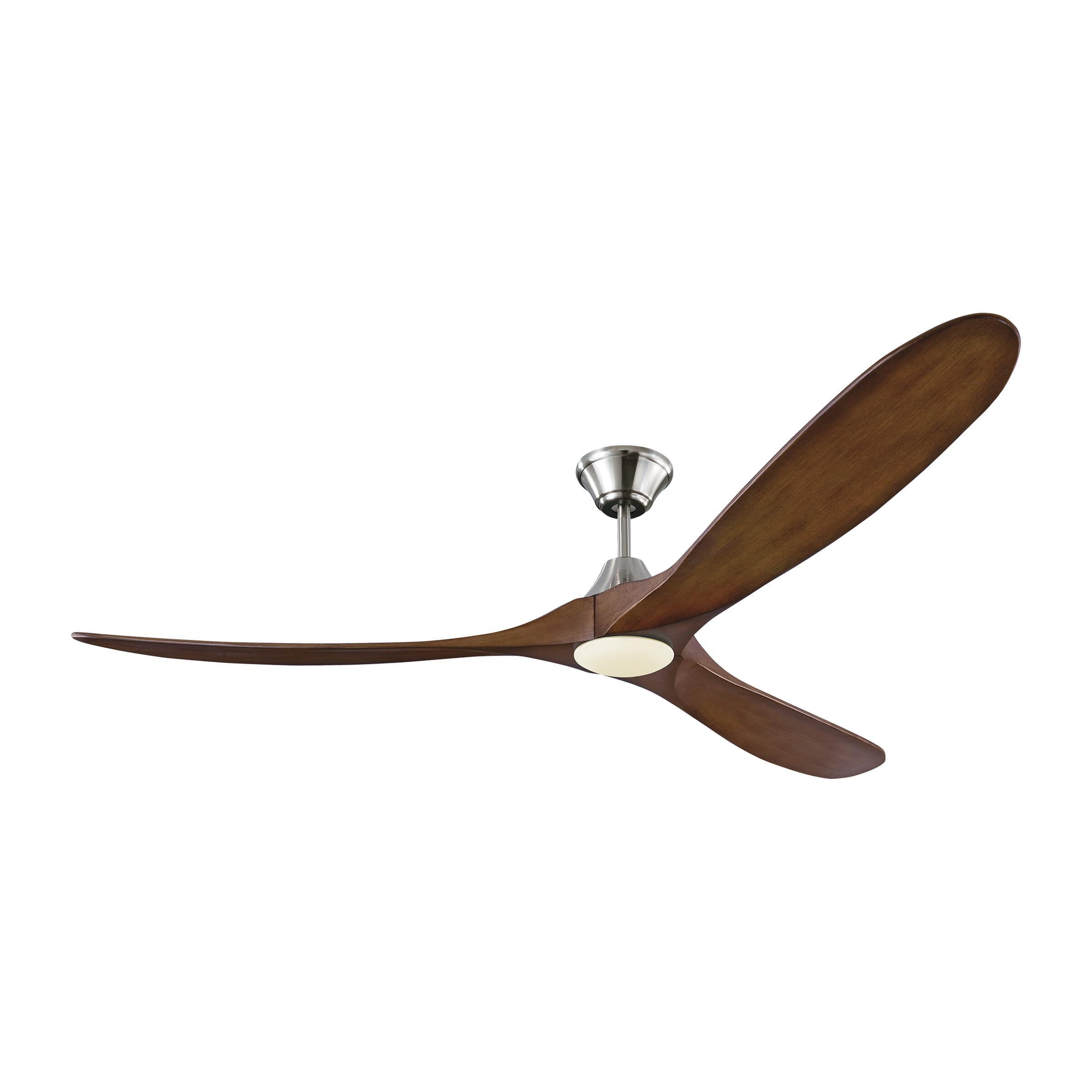 Brushed Steel 70"Ceiling Fan from the Maverick Collection