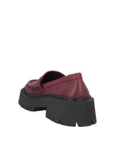 Vic Matiē Woman Loafers Burgundy Size 6 Leather