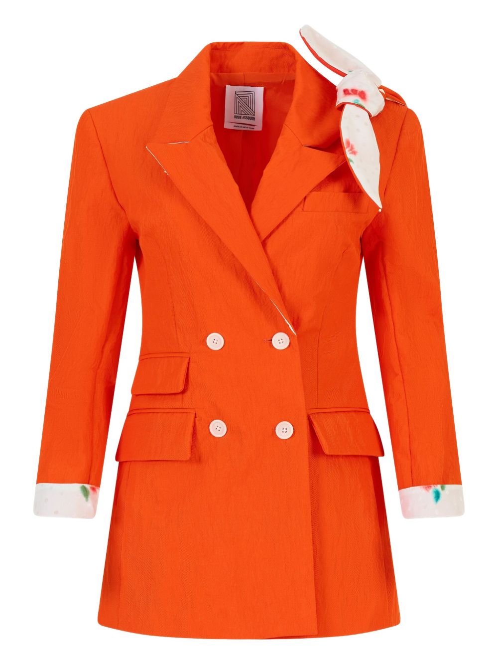 Double-breasted blazer - Orange