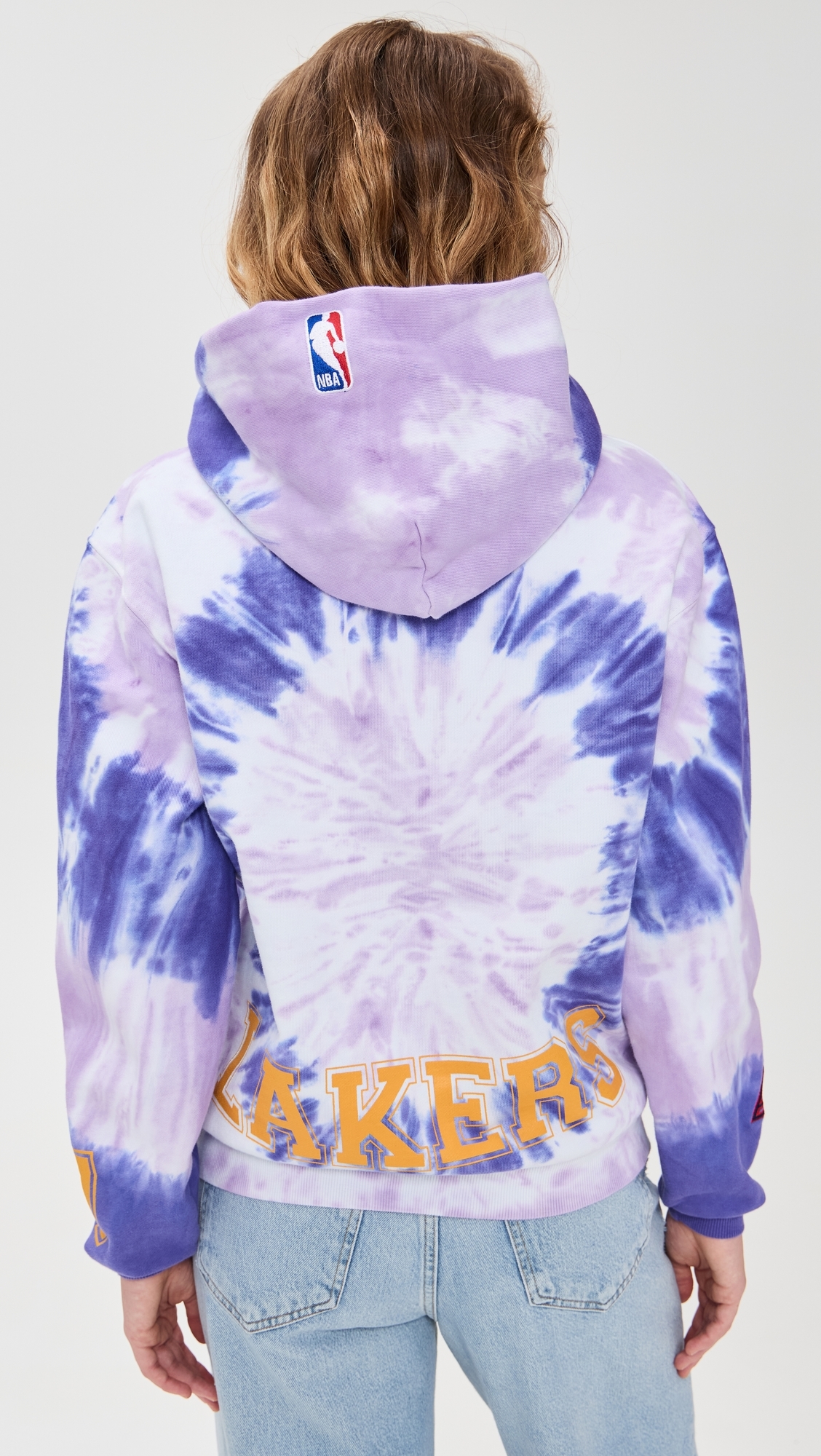 Los Angeles Lakers Tie Dye Hoodie Purple