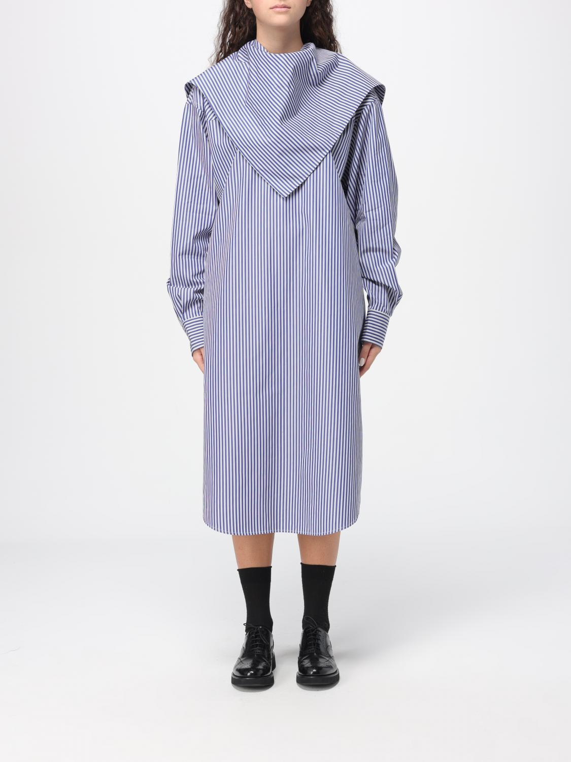 Dress Woman color Gnawed Blue