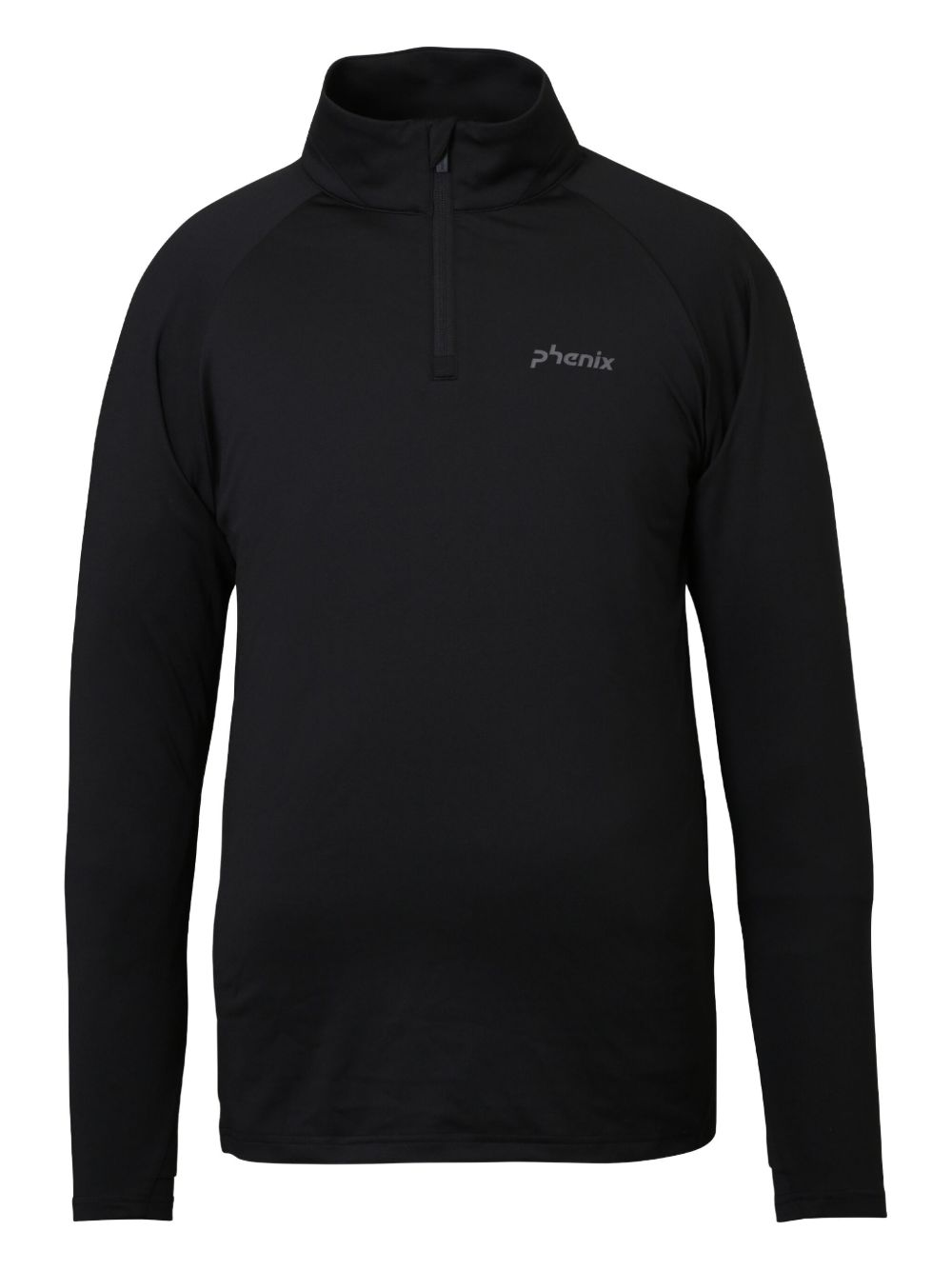 PHENIX logo-print top - Black