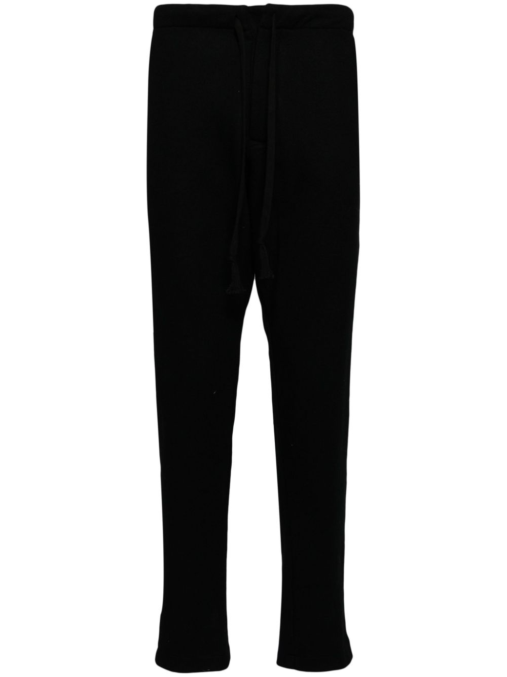 Grosgrain-trim track pants - Black