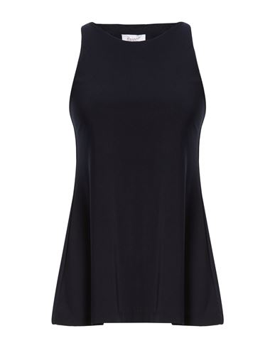 Woman Tank top Midnight blue Size M Polyester, Elastane