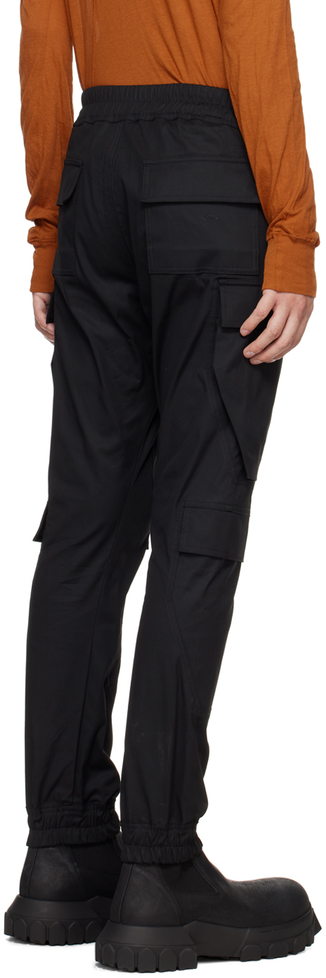 Rick Owens Black Mastodon Mega Cargo Pants