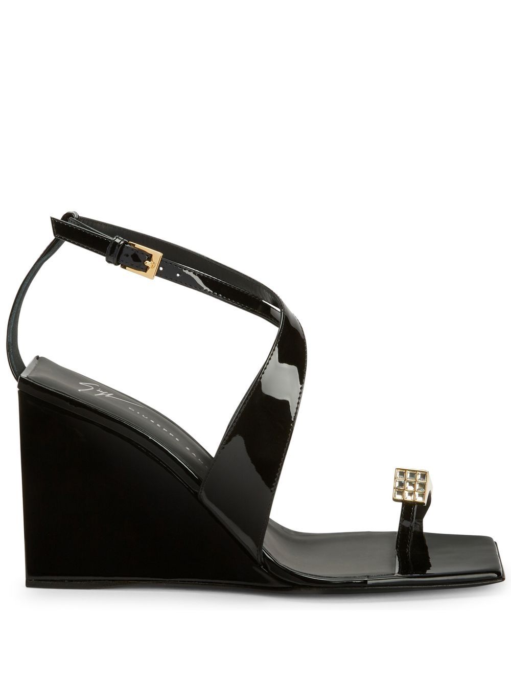 Nihao Ring 105mm sandals - Black