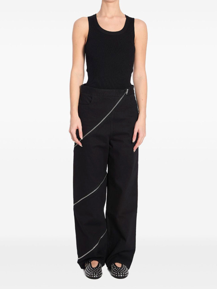 Black Sleeveless Bodysuit