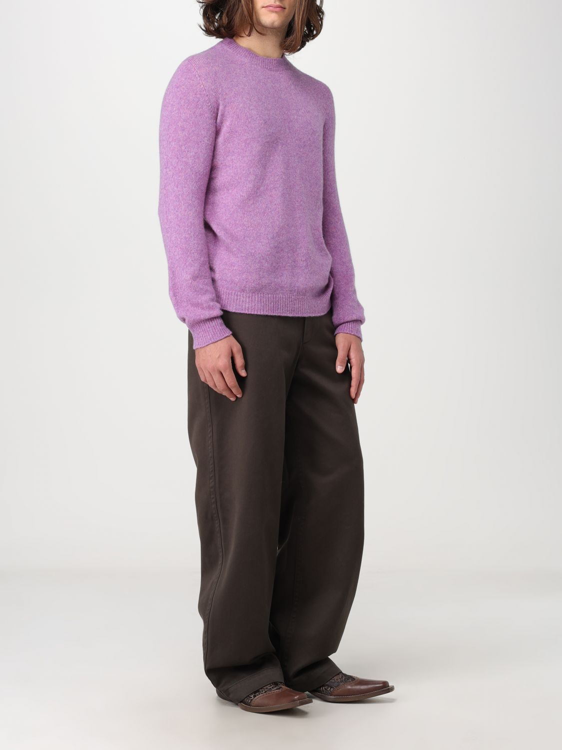 Pants Men color Brown