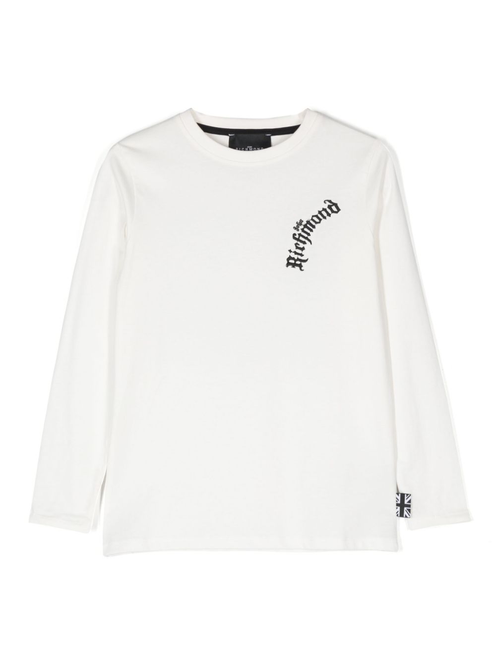 Logo-embroidered T-shirt - White