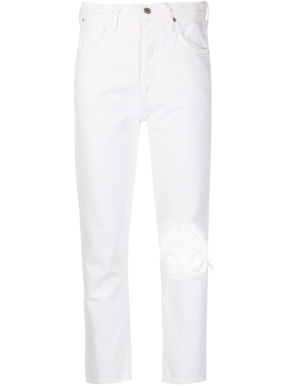Charlotte straight-leg jeans - White