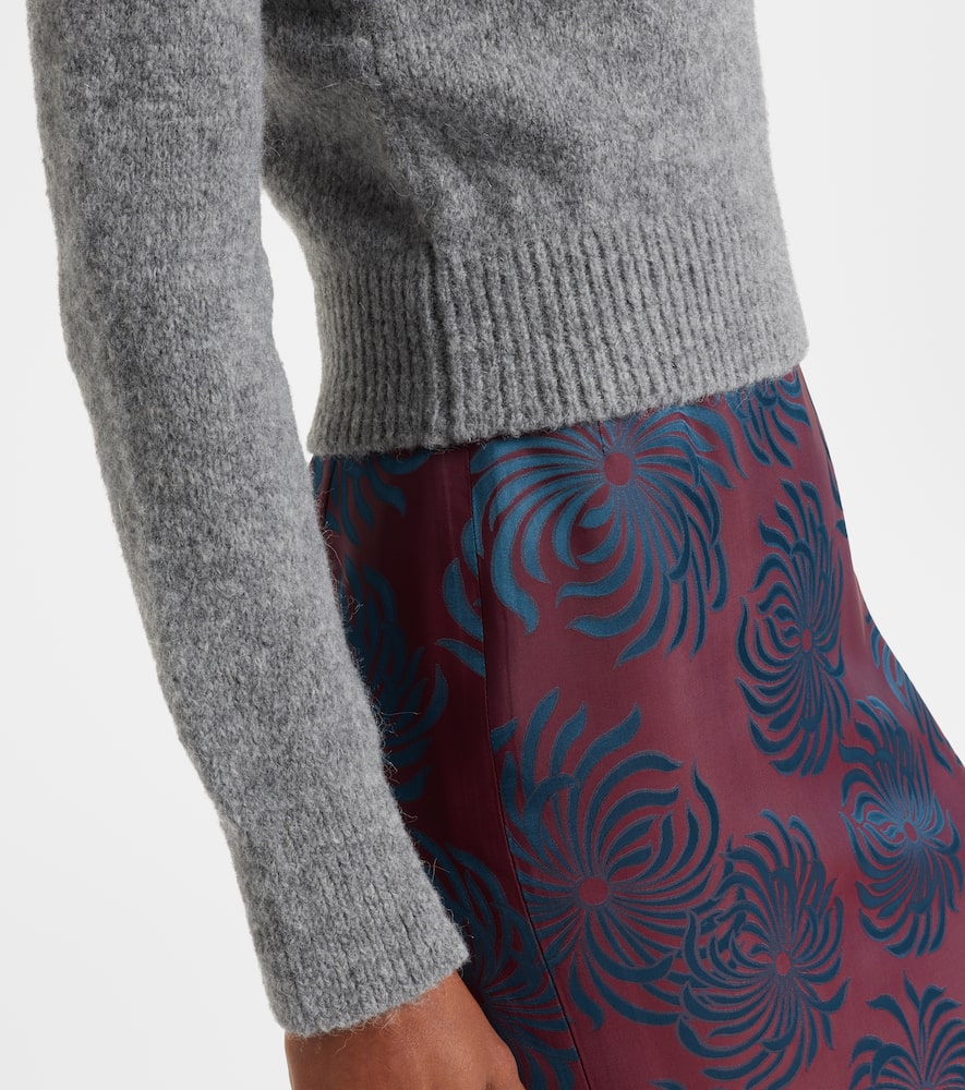 Alpaca and wool-blend sweater