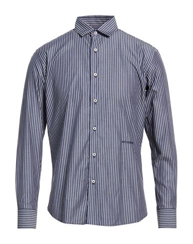 Man Shirt Blue Size 17 Cotton