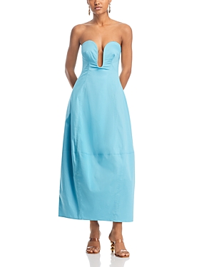 Chiara Sleeveless Plunge Neckline Dress