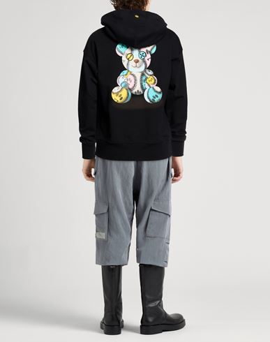 Man Sweatshirt Black Size L Cotton