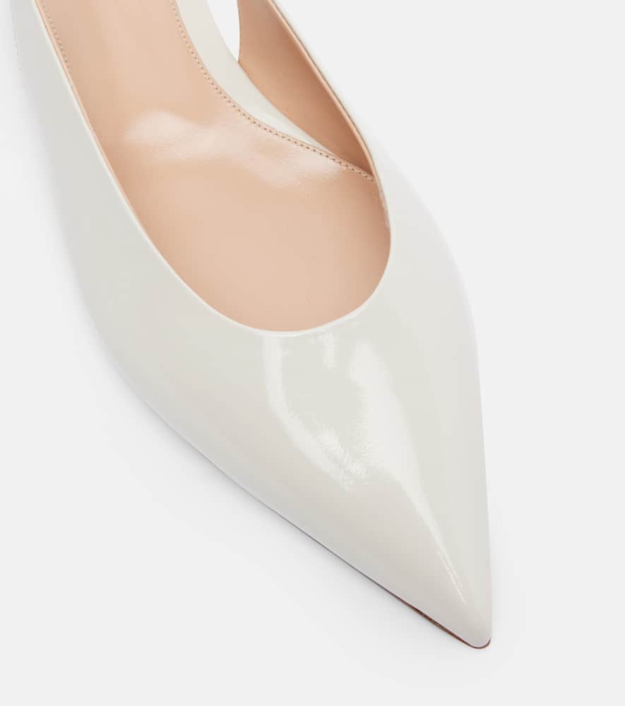 Robbie patent leather slingback flats