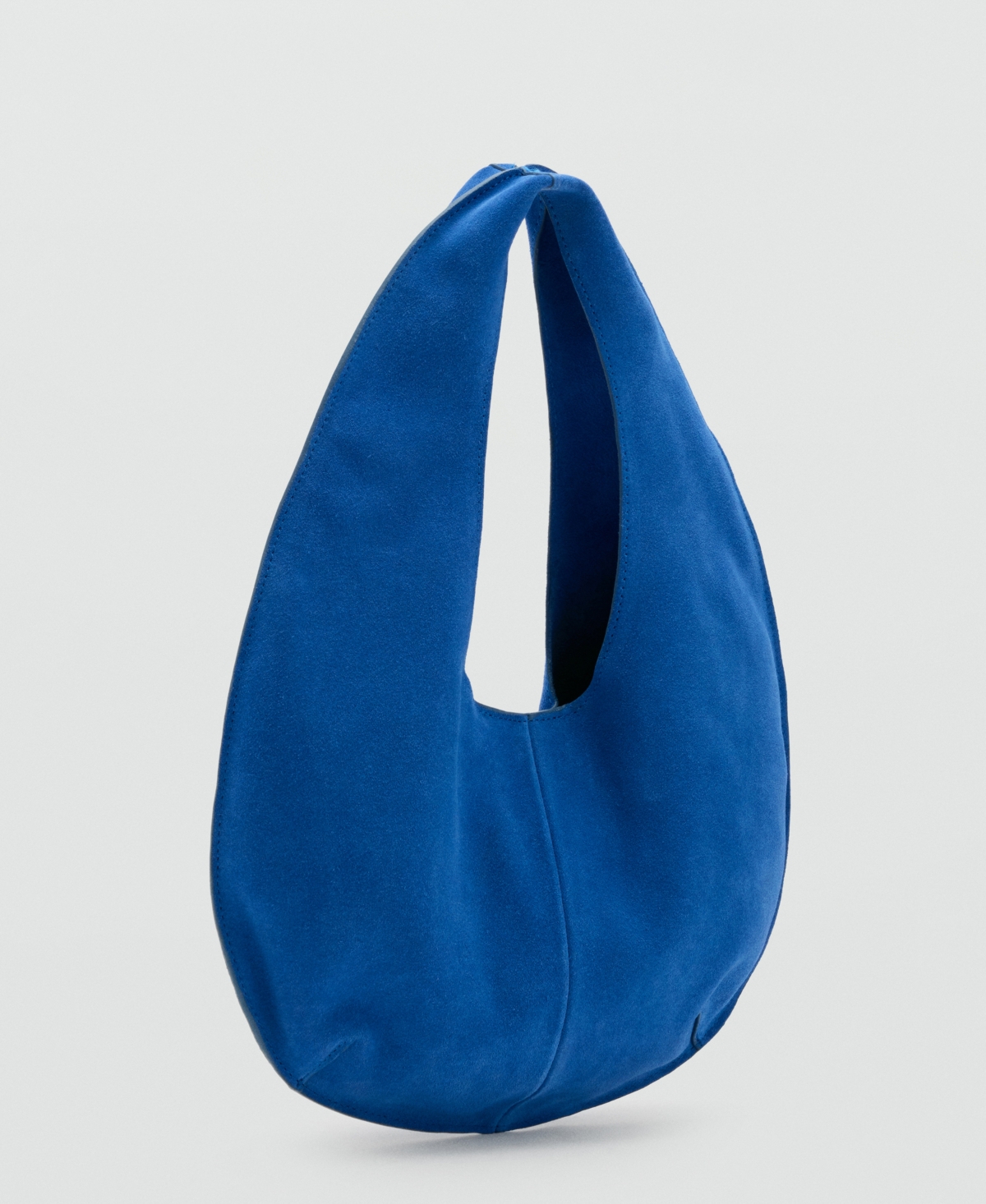 Women's Small Split-Leather Bag - Vibrant blue
