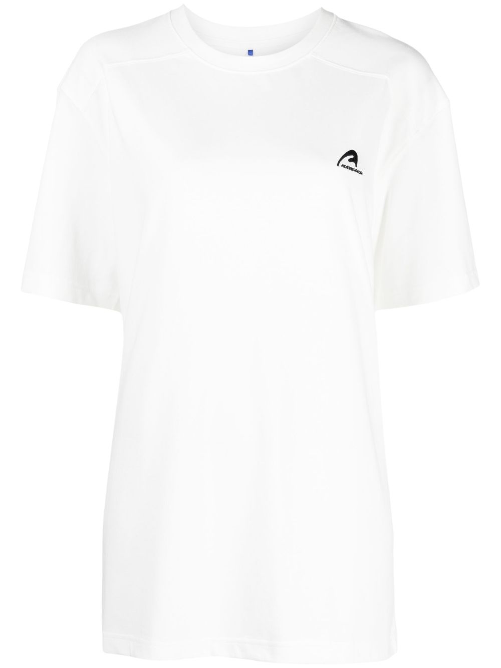 Embroidered-logo cotton T-Shirt - White