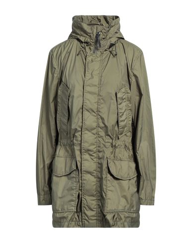 Woolrich Woman Overcoat & Trench Coat Military green Size L Polyamide
