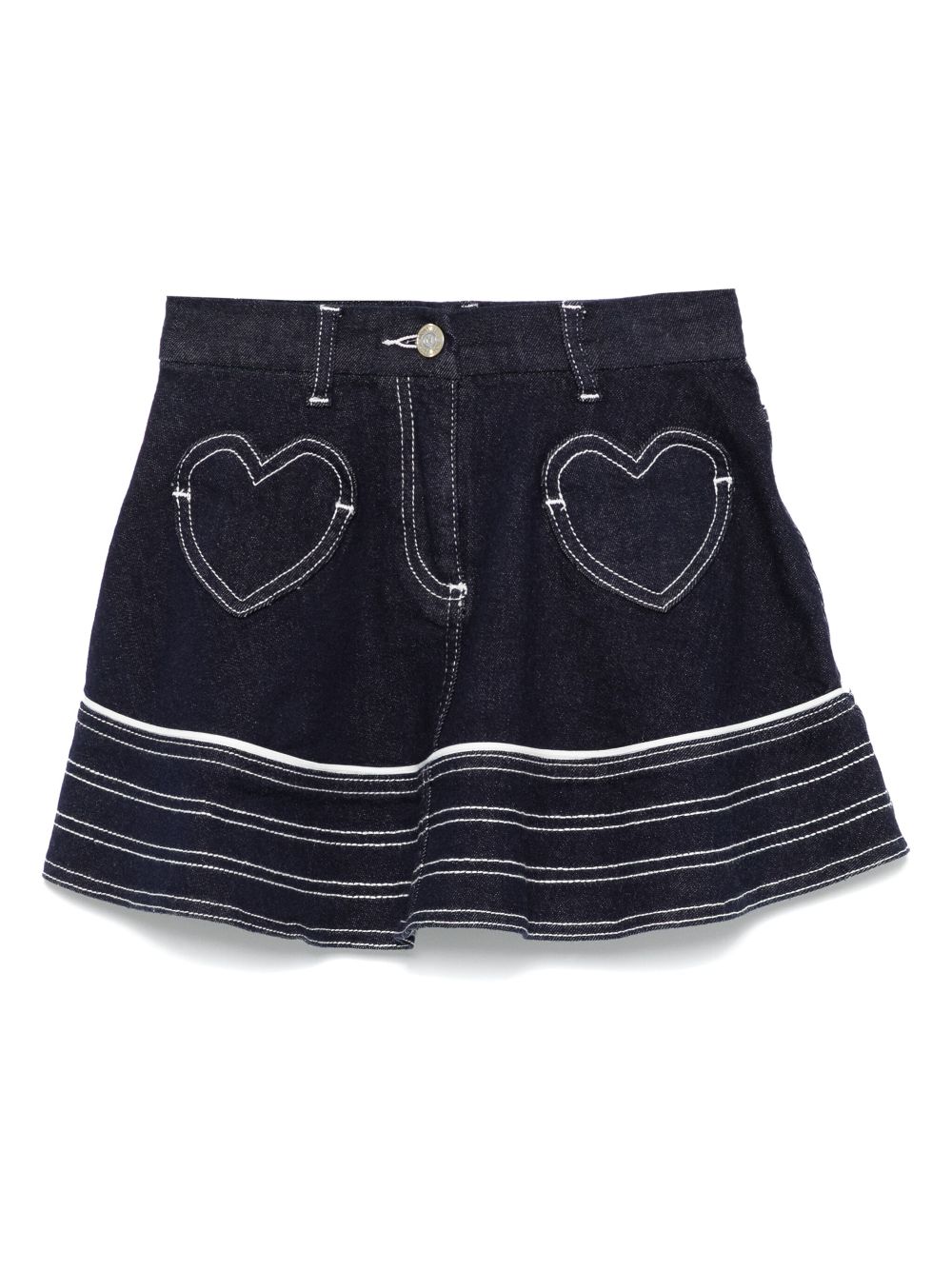 Denim mini skirt - Blue