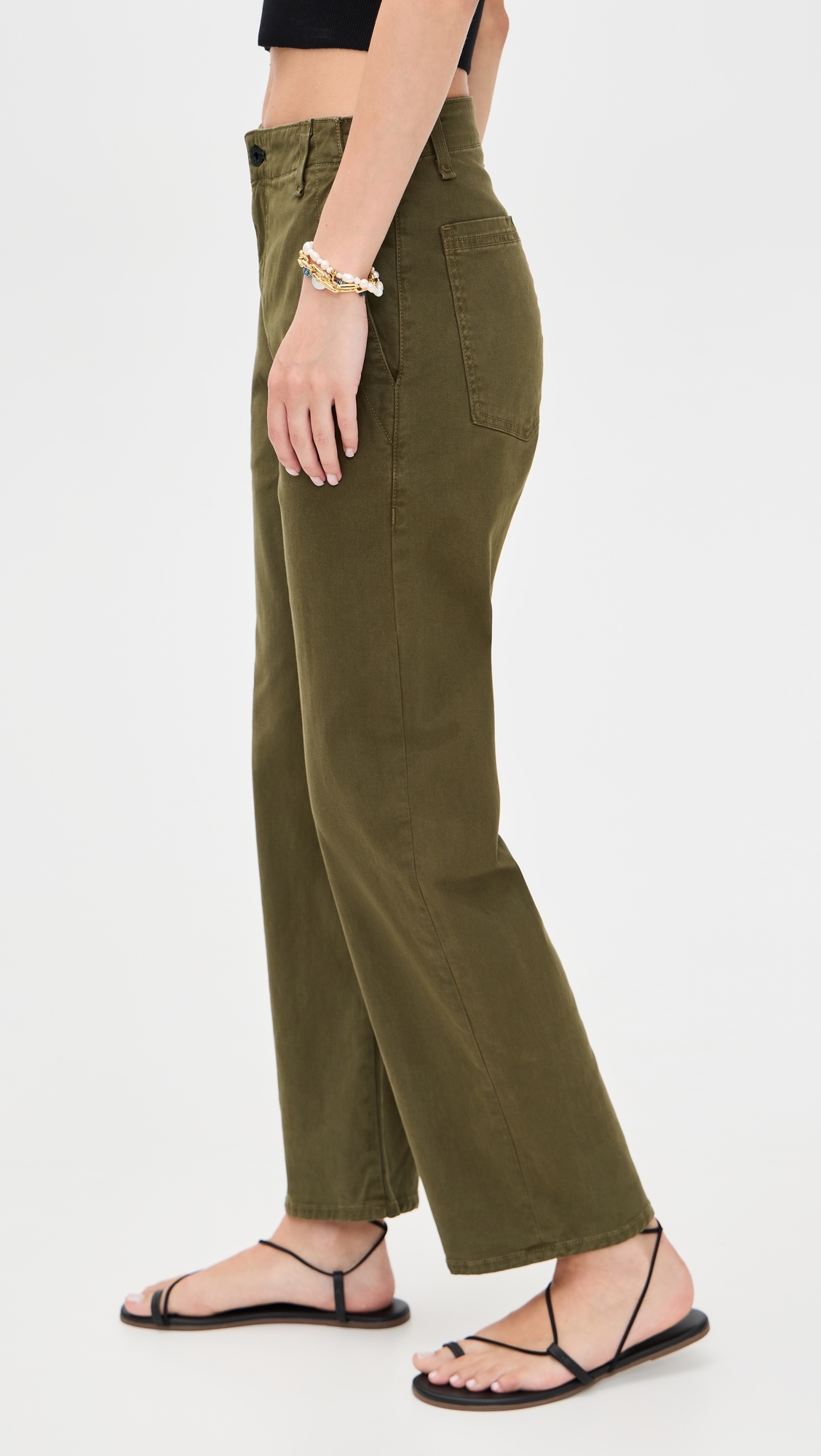 Tomboy Twill Pants Safari Green