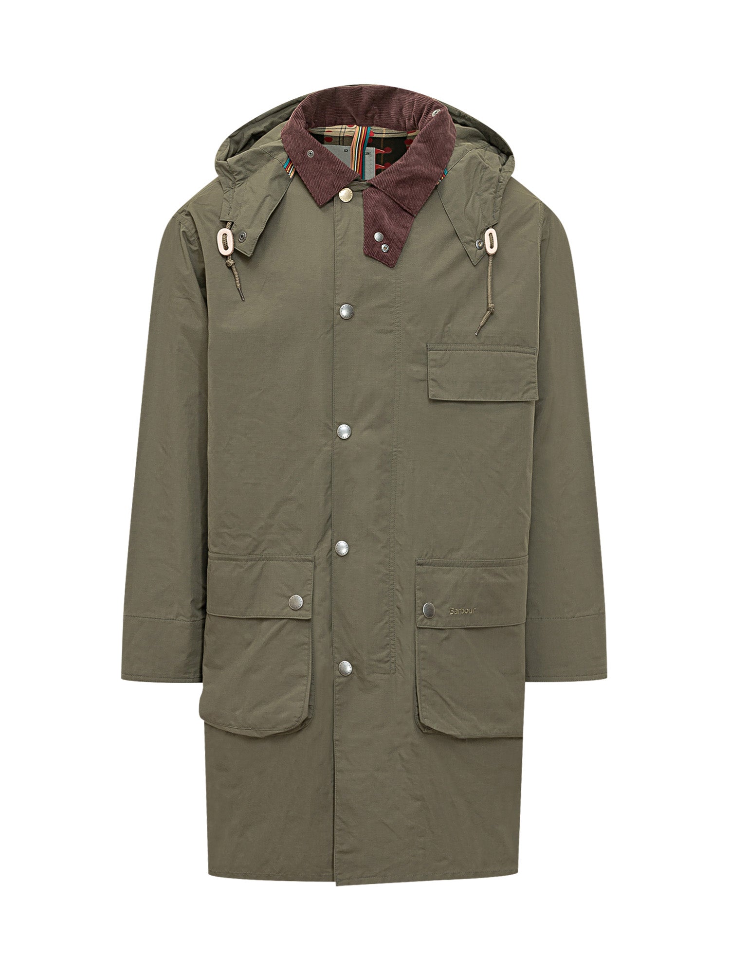 Painter's Jacket with Hood and Velvet Collar