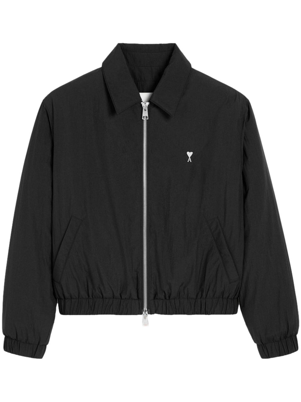 Ami de Coeur zipped jacket - Black