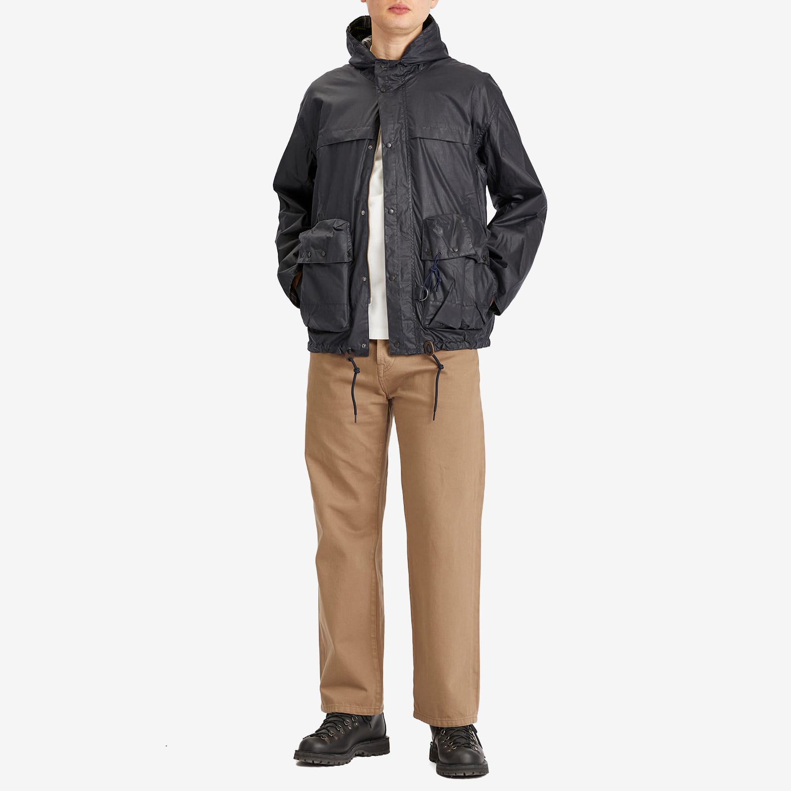 Men's Heritage+ Modified Durham Wax Jacket in Navy