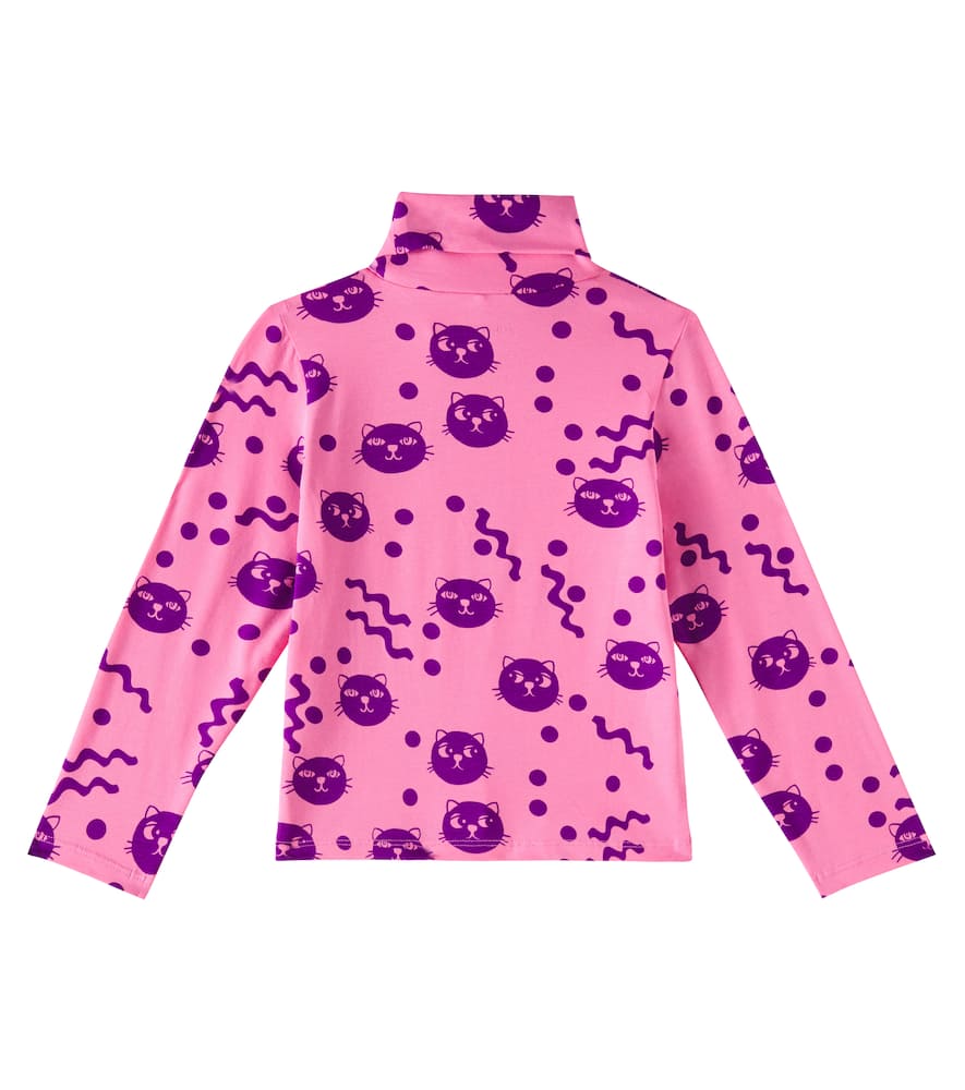 Squiggly Cats cotton-blend sweatshirt