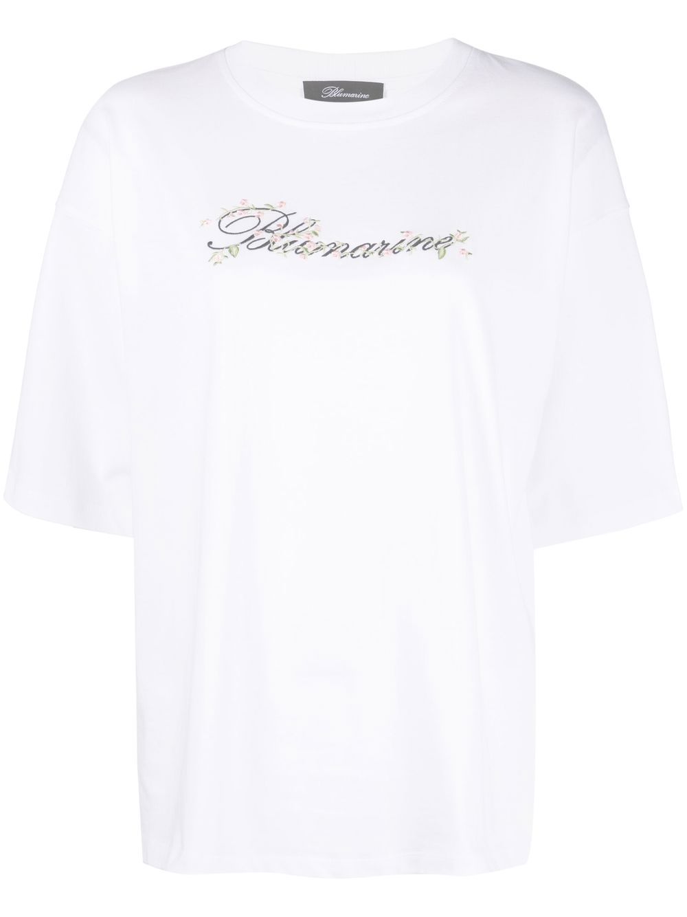 Logo-print short-sleeved T-shirt - Black