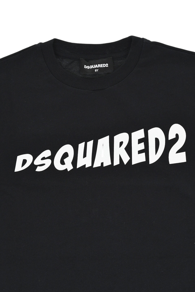 Boys Black Regular T-Shirt