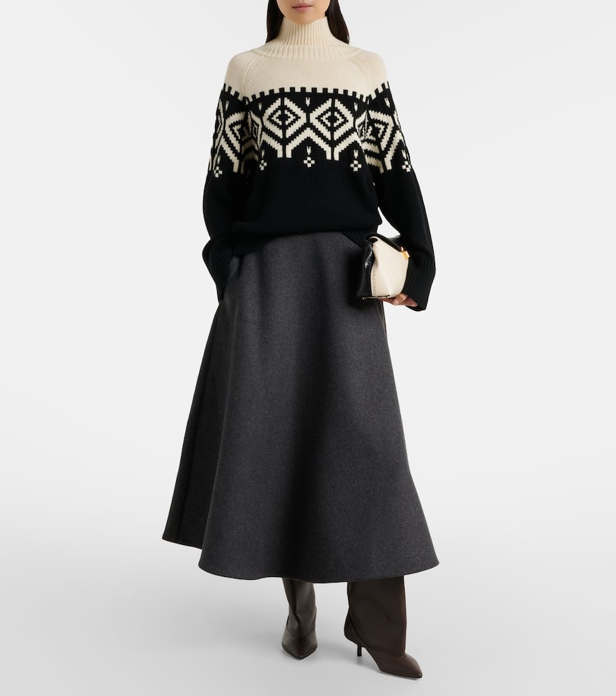 Hamilton Fair Isle wool turtleneck sweater