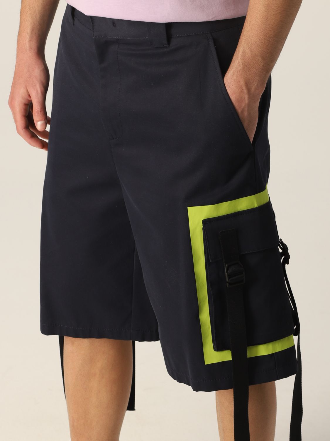Short Men colour Blue
