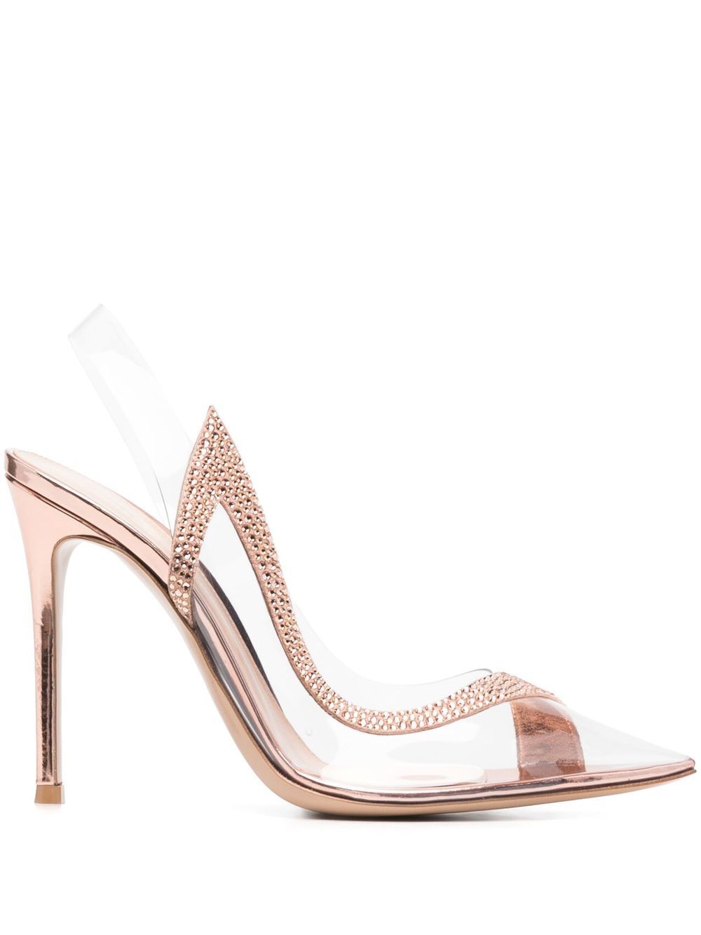 Hortensia 105mm slingback pumps - Pink