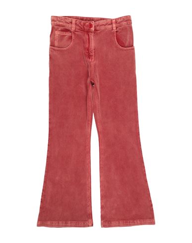 Kid Girl Pants Antique rose Size 12 Cotton, Elastane