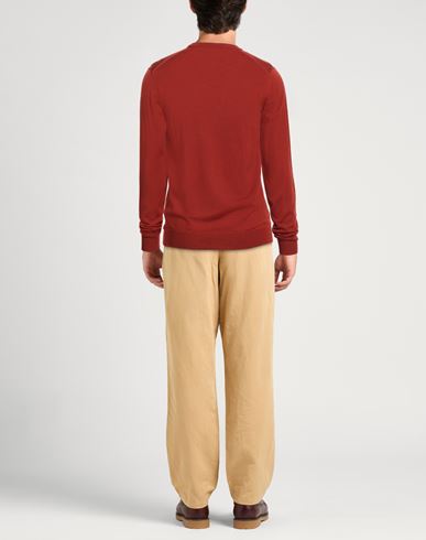 By Slowear Man Sweater Brick Size 40 Virgin Wool, Polyamide