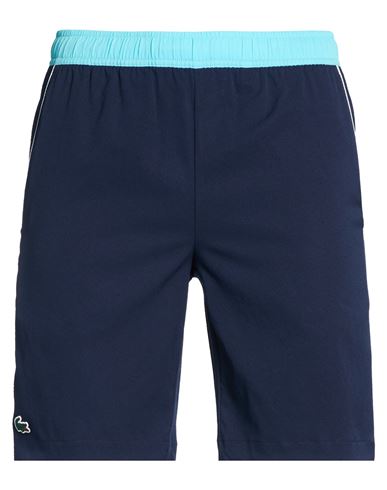Man Shorts & Bermuda Shorts Navy Size 3 Polyester