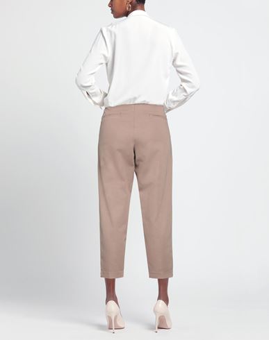 Woman Pants Khaki Size S Lyocell, Cotton, Modal, Elastomultiester, Elastane