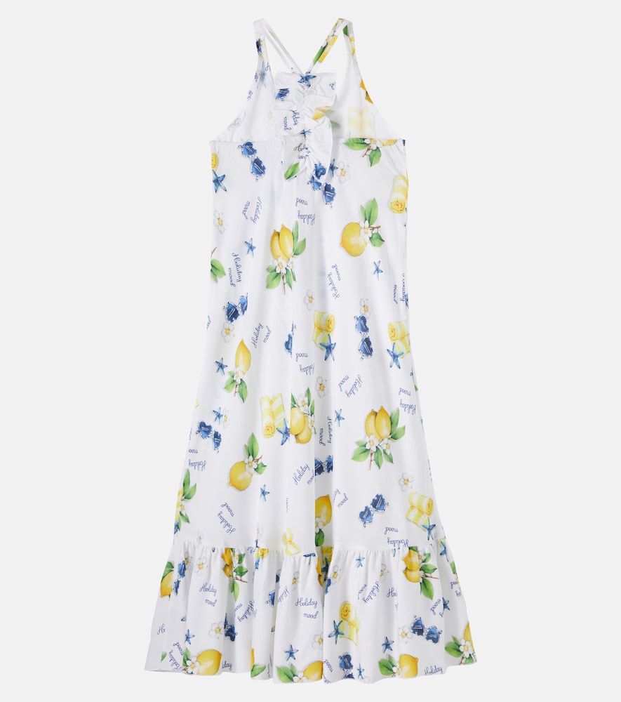 Printed cotton dress
