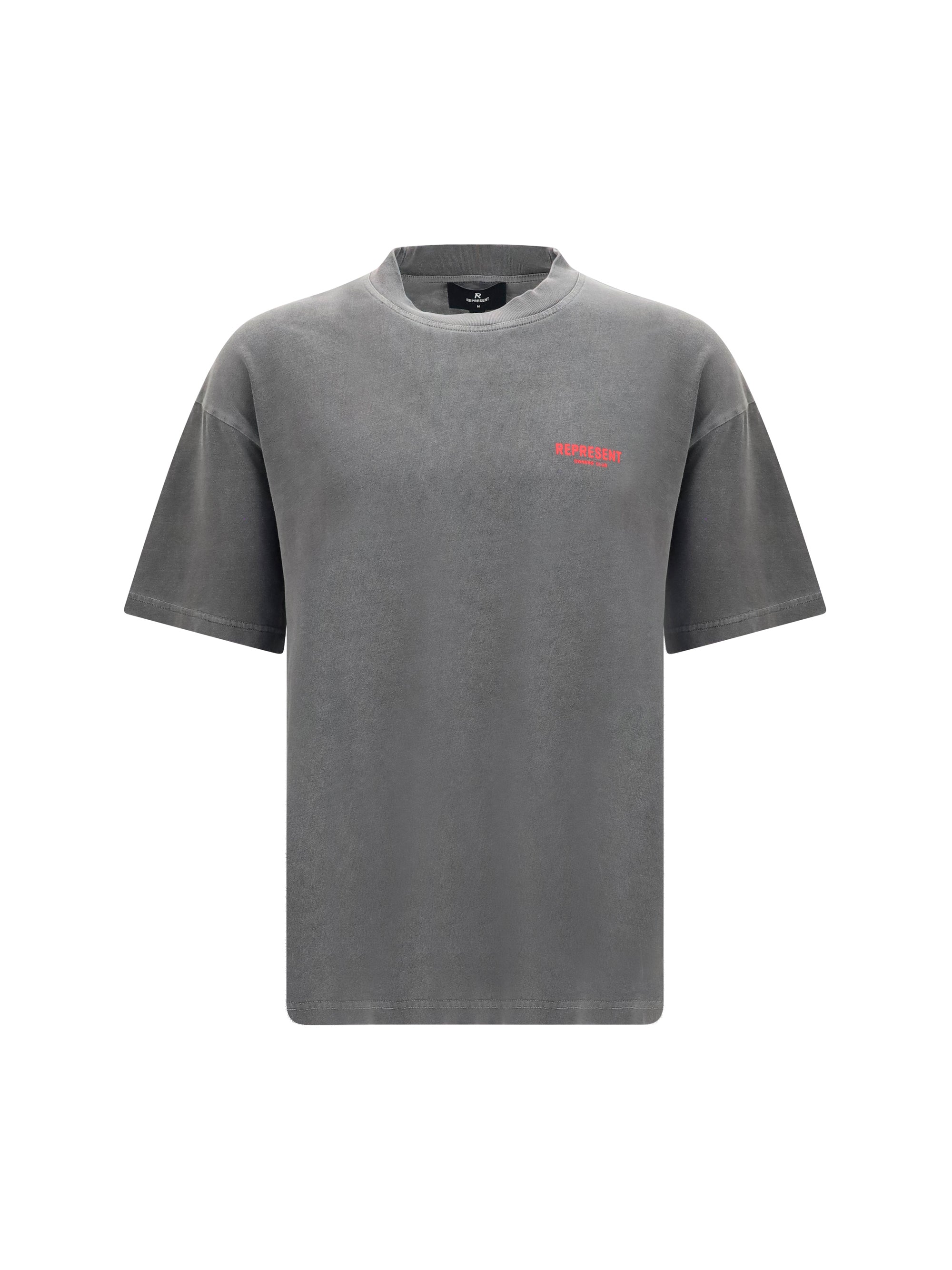 Cotton Logo T-Shirt — Gray