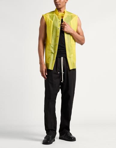 Man Shirt Yellow Size 36 Calfskin