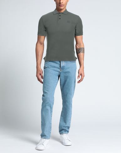 Man Polo shirt Military green