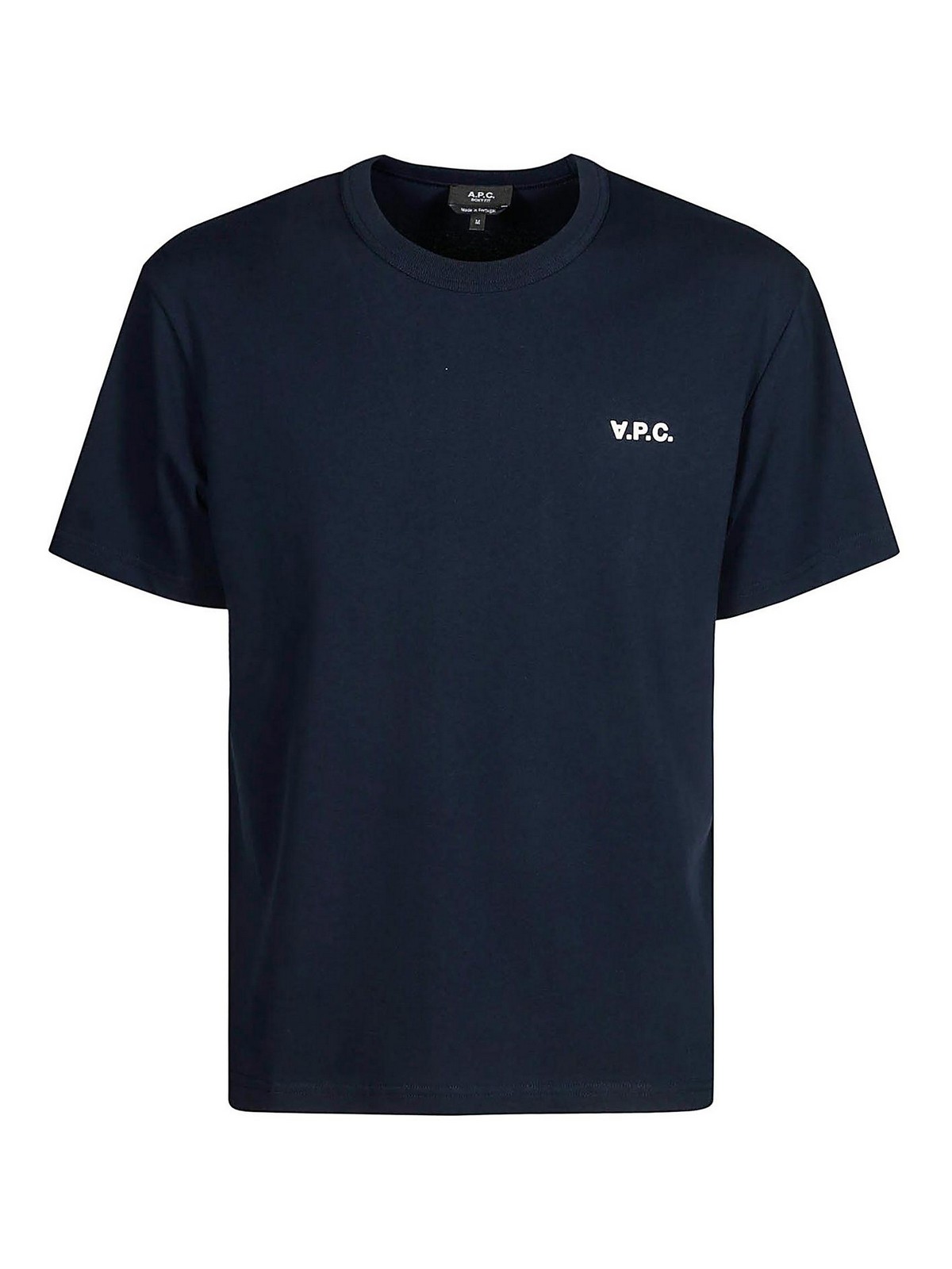Flocked-logo organic cotton T-shirt - White